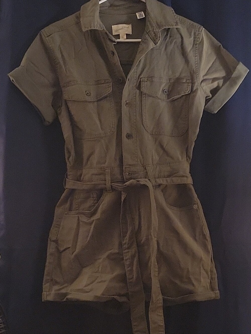 Universal Thread Olive Green Utility Romper